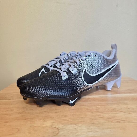 Nike Vapor Edge Speed 360 2 Football Cleats Black Silver DA5455-003 Men's Size 9 - Picture 3 of 9